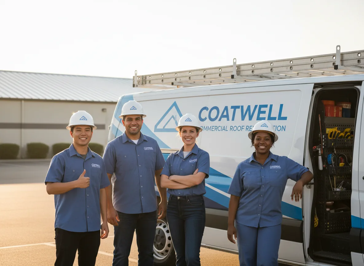 Commercial roof coating company in Chester, OH